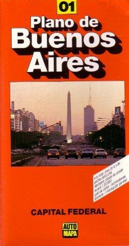 Cover for "Plano de Buenos Aires" City Map by AutoMapa