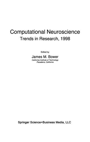 Cover for Computational Neuroscience