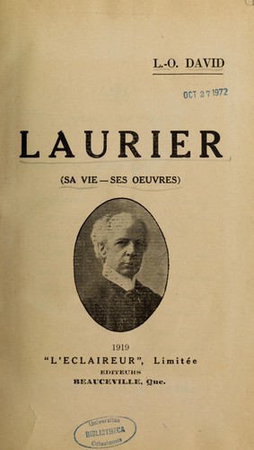 Cover for Laurier