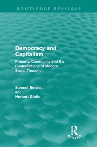 Cover for Democracy And Capitalism