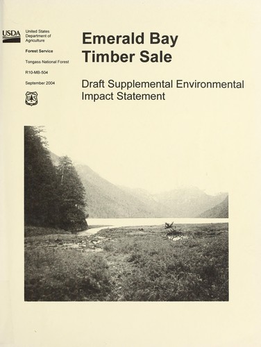Cover for Emerald Bay timber sale