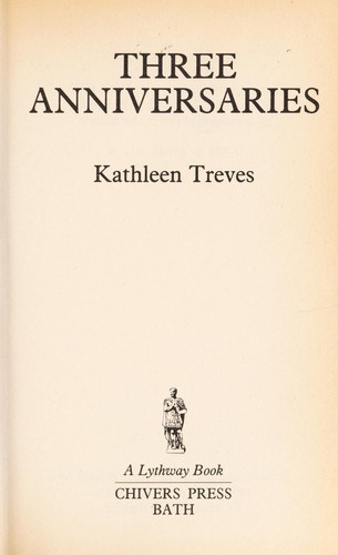 Cover for Three anniversaries