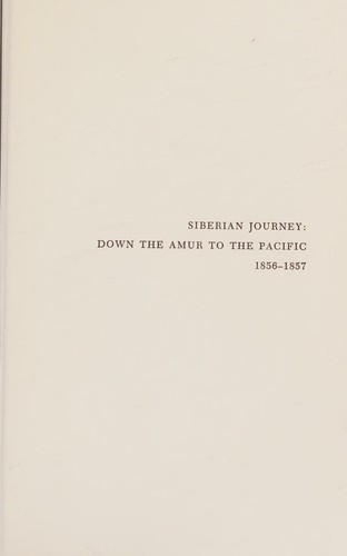 Cover for Siberian journey