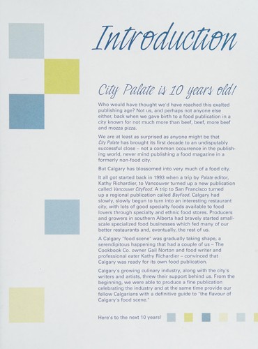 Cover for Best of City Palate