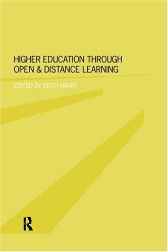 Cover for Higher education through open and distance learning