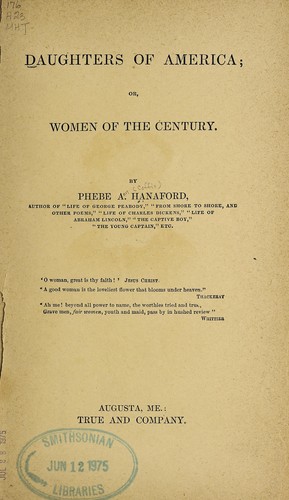 Cover for Daughters of America