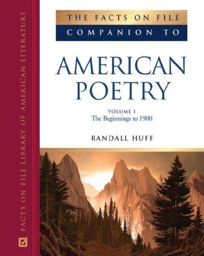 Cover for The Facts on File Companion to American Poetry (Facts on File Companion to Literature)