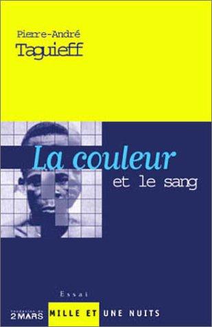 Cover for La Couleur et le sang