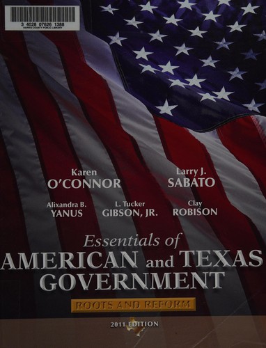 Cover for Essentials of American and Texas government