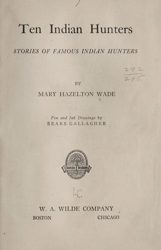 Cover for Ten Indian hunters
