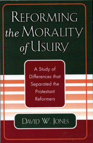 Cover for Reforming the Morality of Usury