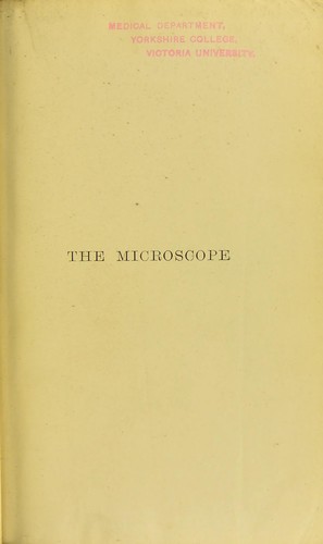 Cover for The microscope and its revelations