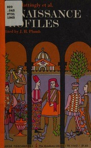 Cover for Renaissance profiles
