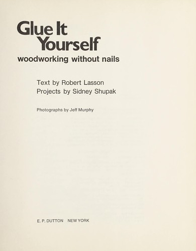 Cover for Glue it yourself