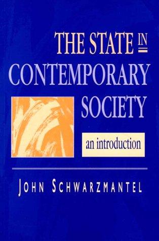 Cover for State in Contemporary Society, The