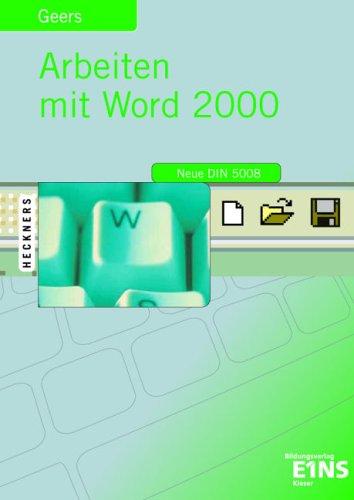 Cover for Textverarbeitung für Büroberufe mit Word 2000.