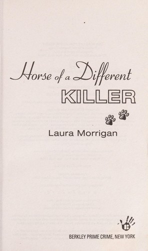 Cover for Horse of a different killer