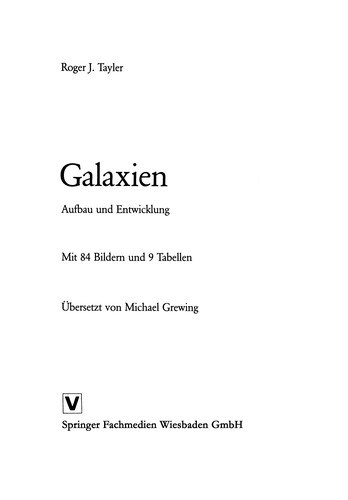 Cover for Galaxien