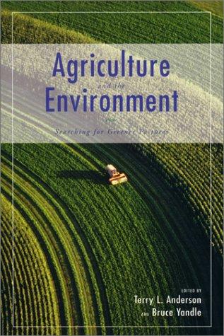 Cover for Agriculture and the Environment