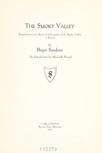Cover for Smoky Valley