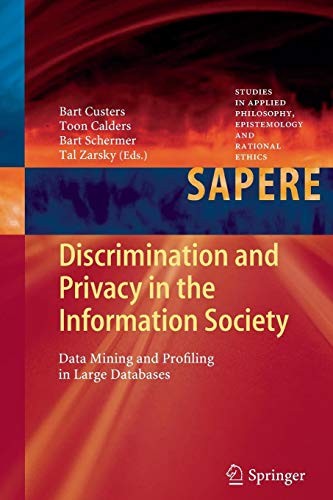 Cover for Discrimination and Privacy in the Information Society