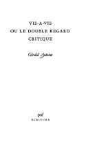 Cover for Vis-à-vis, ou, Le double regard critique