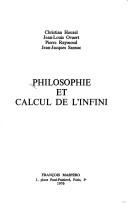 Cover for Philosophie et calcul de l'infini