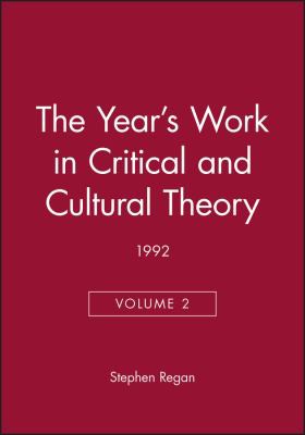 Cover for The Year's Work in Critical and Cultural Theory Volume 2