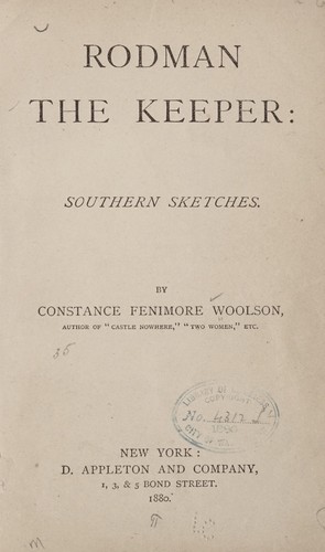 Cover for Rodman the keeper