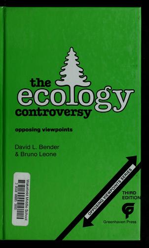 Cover for The Ecology controversy