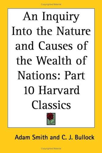 Cover for An Inquiry Into the Nature and Causes of the Wealth of Nations