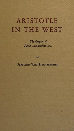 Cover for Aristotle in the West