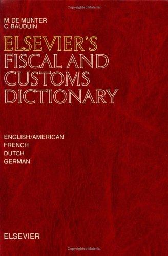 Cover for Elsevier's Fiscal and Customs Dictionary