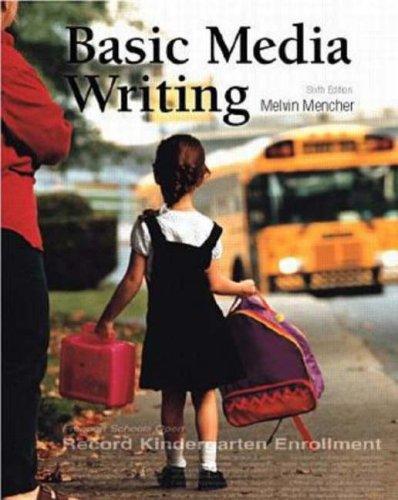 Cover for Basic media writing