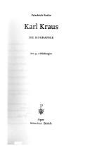 Cover for Karl Kraus: die Biographie