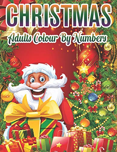 Cover for Christmas Adults Colour By Numbers