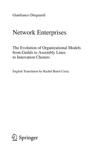 Cover for Network enterprises