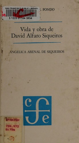 Cover for Vida y obra de David Alfaro Siqueiros