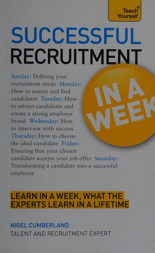 Cover for Recruitment in a week