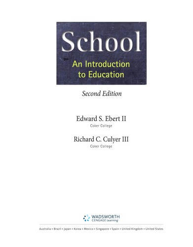 Cover for School