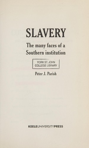 Cover for Slavery