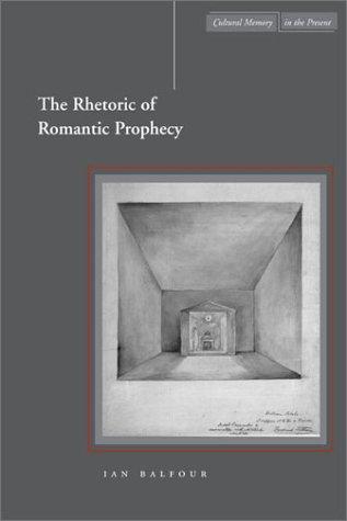 Cover for rhetoric of Romantic prophecy