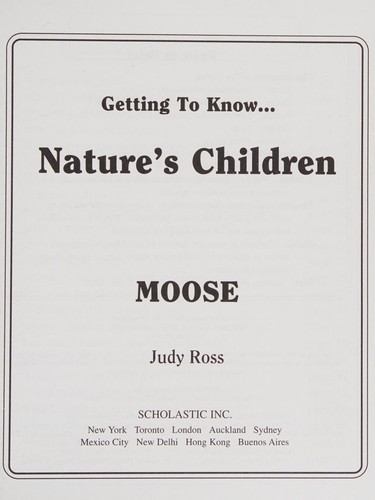 Cover for Moose