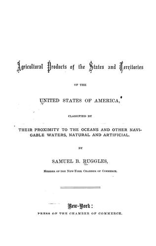 Cover for Tabular statements from 1840 to 1870, of the agricultural products of the states and territories of the United States of America