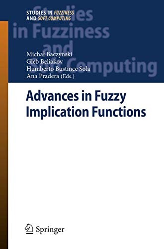 Cover for Advances in Fuzzy Implication Functions
