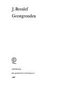 Cover for Geestgronden