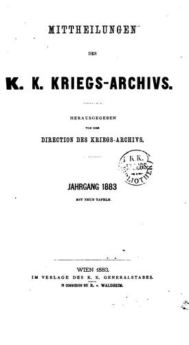 Cover for Mitteilungen