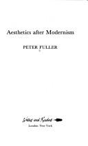 Cover for Aesthetics After Modernism