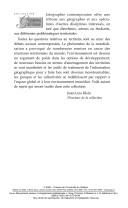 Cover for Géographie et société