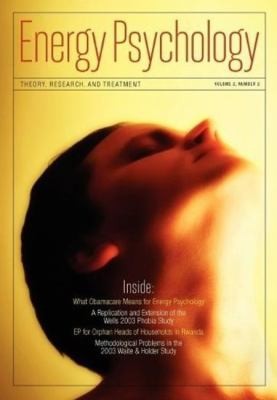 Cover for Energy Psychology Journal Theory Research And Treatment